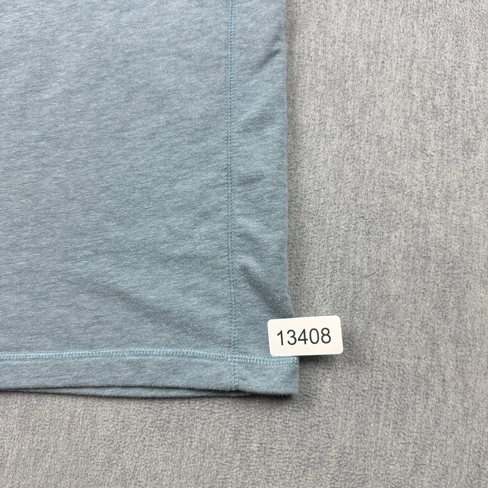 The North Face Shirt‎ Mens Large Blue Henley Long Sleeve Athletic Hiking Outdoor